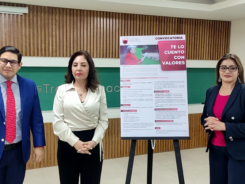 Presentan convocatoria de cuentos infantiles para promover valores