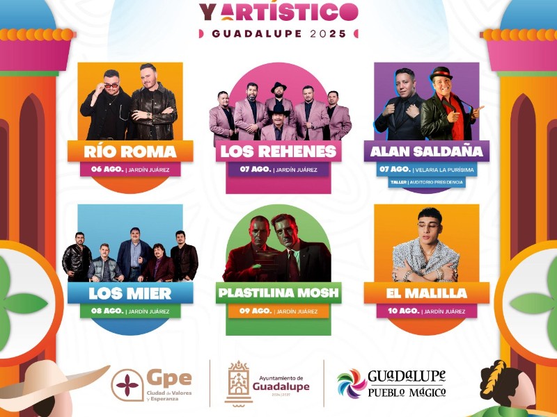 Presentan el Festival Cultural y Artístico de Guadalupe 2025