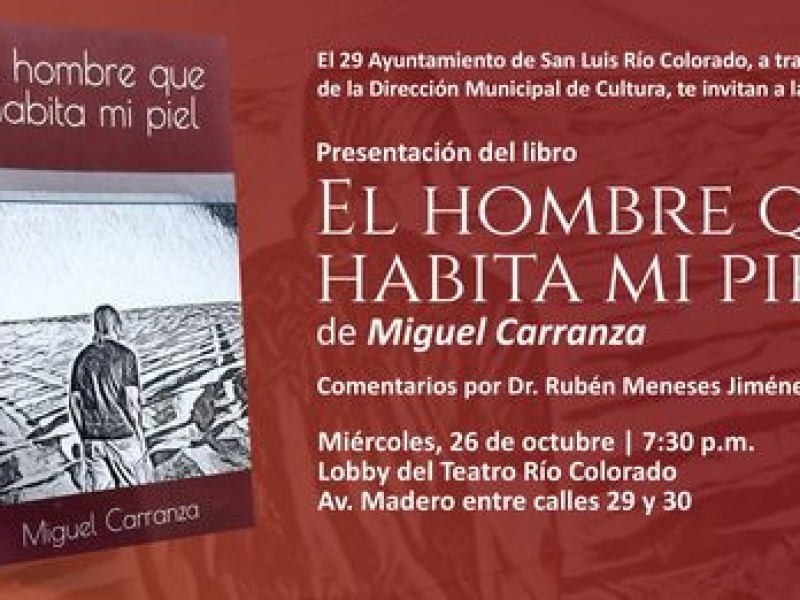 Presentan “El hombre que habita mi piel”