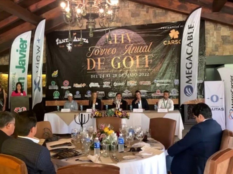 Presentan el XLIV Torneo Anual de golf Santa Anita