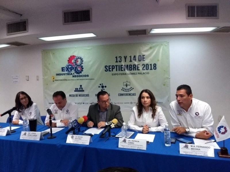 Presentan Expo Industrial y Negocios en Gómez Palacio