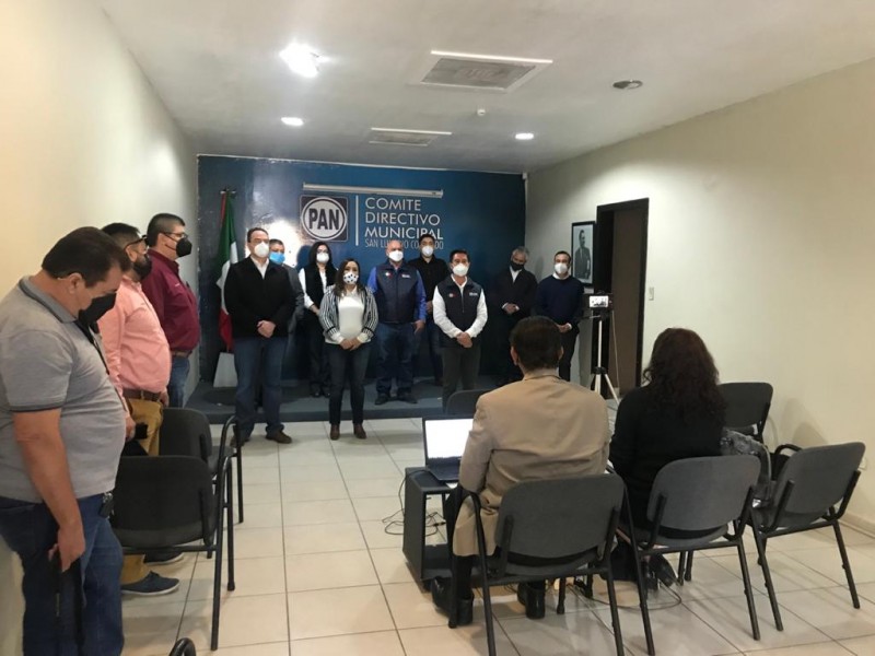 Presentan integrantes de PAN en San Luis