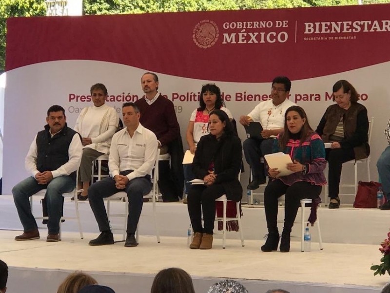 Presentan la Secretaria del Bienestar en Oaxaca