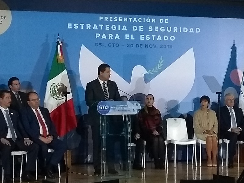 Presentan nueva estrategia de seguridad para Guanajuato