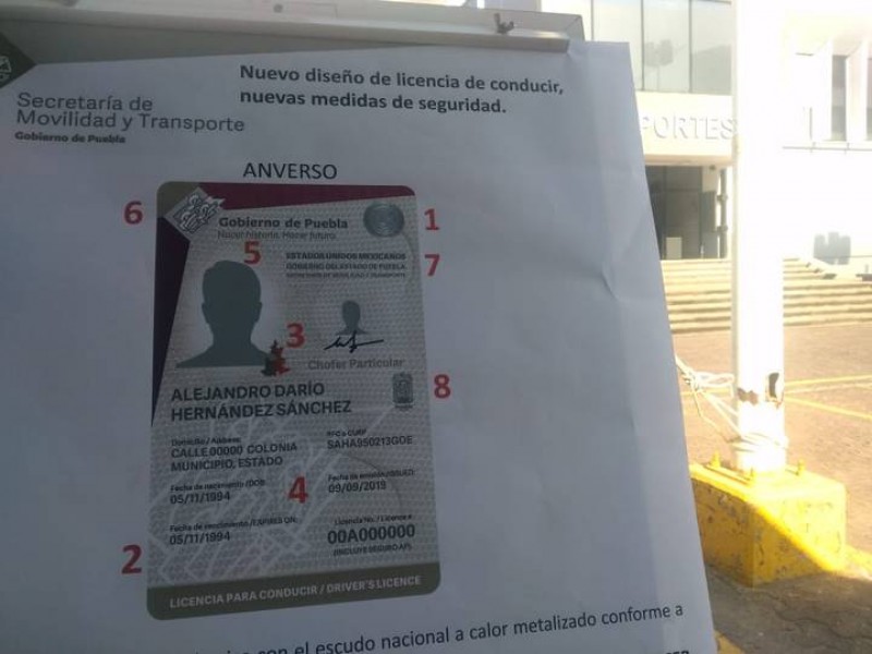 Presentan nueva imagen de licencias para conducir