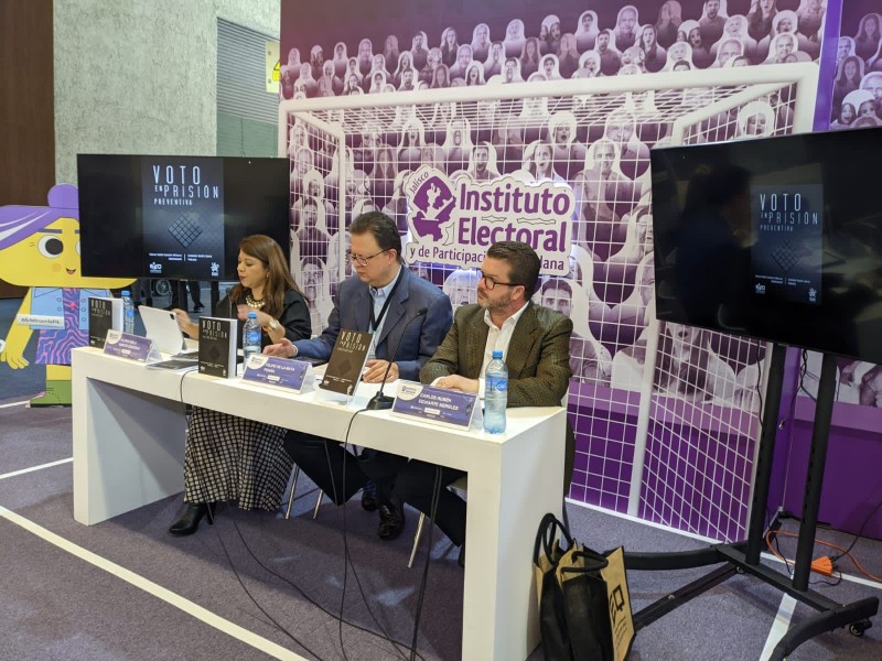 Presentan obra sobre el voto en prisión preventiva