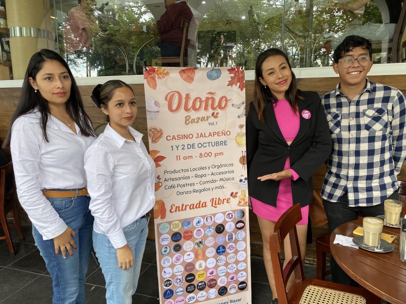 Presentan ‘Otoño Bazar’, a realizarse este fin en Xalapa