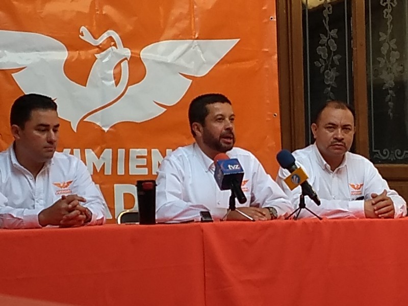 Presentan planilla del Partido Movimiento Ciudadano en Zamora
