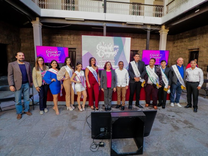 Presentan programa del Carnaval Guaymas 2024 “La Magia de Sonora”.