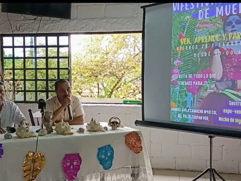 Presentan programa Sexta Edición Dia de Muertos en Tuxpan