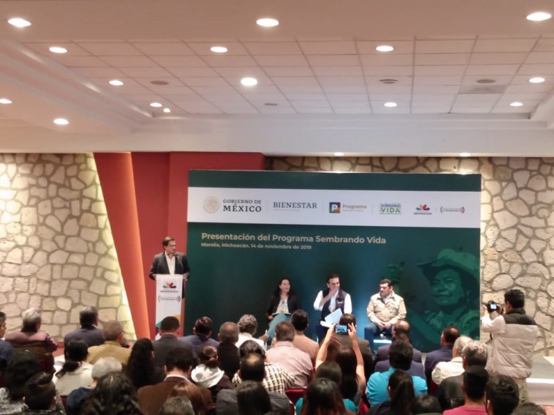 Presentan Sembrando Vida; arrancará en 2020 en Michoacán