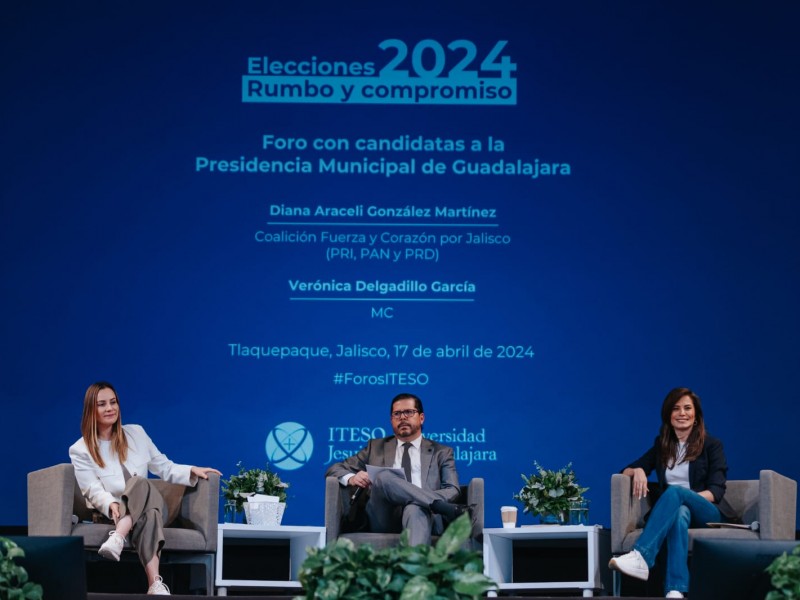 Presentan sus propuestas en ITESO Verónica Delgadillo y Diana González