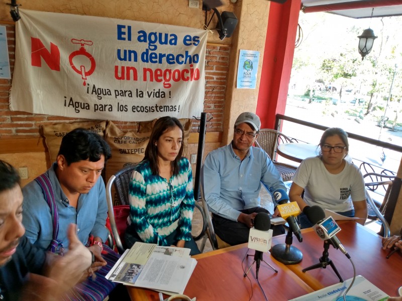 Presentarán iniciativa para tener control de agua pueblos originarios