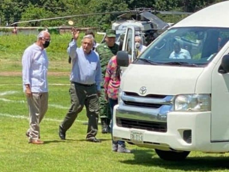 Presidente de México visita Nayarit, se reunió con gobernador electo