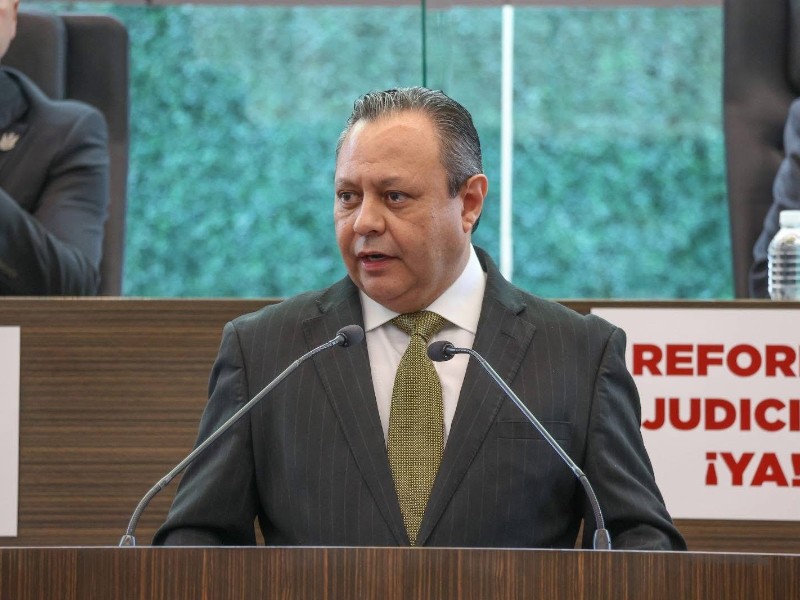 Presidente del tribunal superior del estado presenta primer informe