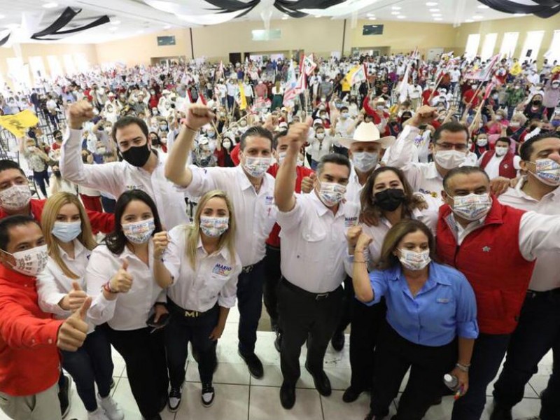 Presidente Nacional del PRI , Alejandro Moreno visita Los Mochis