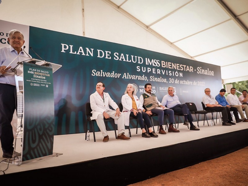 Presidente pone en marcha Plan de Salud IMSS-Bienestar en Guamúchil