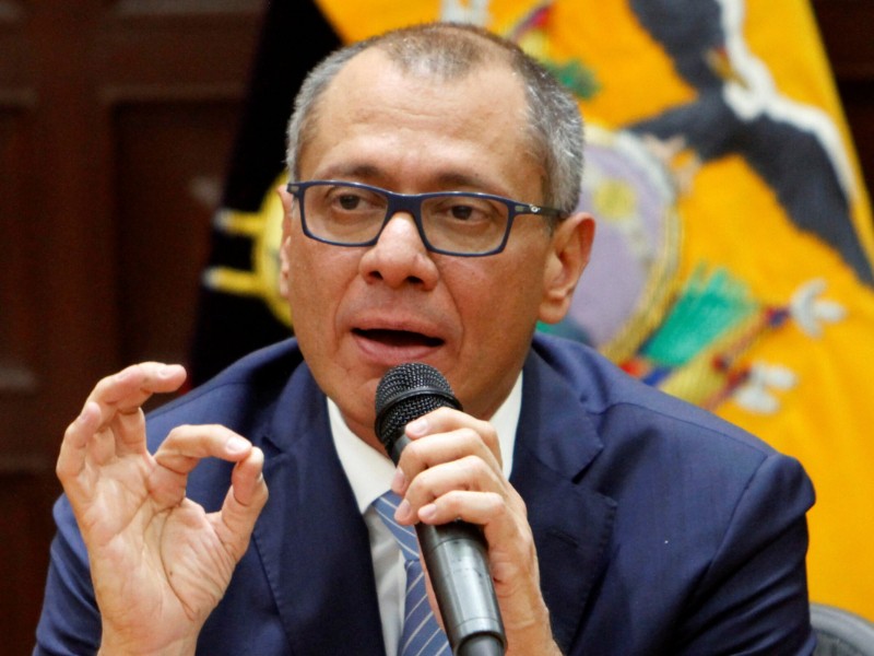 Presionan a Ecuador para liberar a Jorge Glas ya
