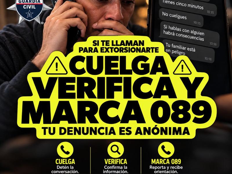 Presión y amenazas: así buscan engañarte los extorsionadores