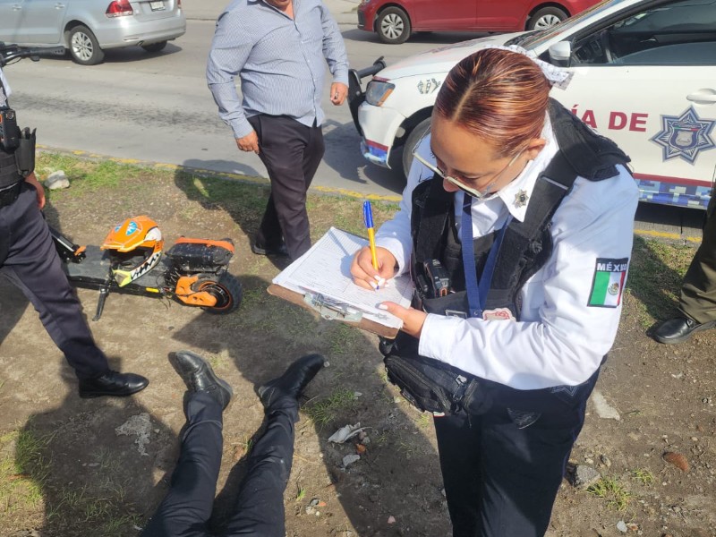 Presunto agente de FGE atropelló a menor de edad