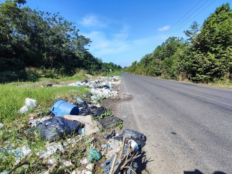 Prevalecen basureros clandestinos en Tuxpan