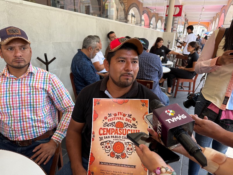 Prevén incrementar producción de cempasúchil en Naolinco