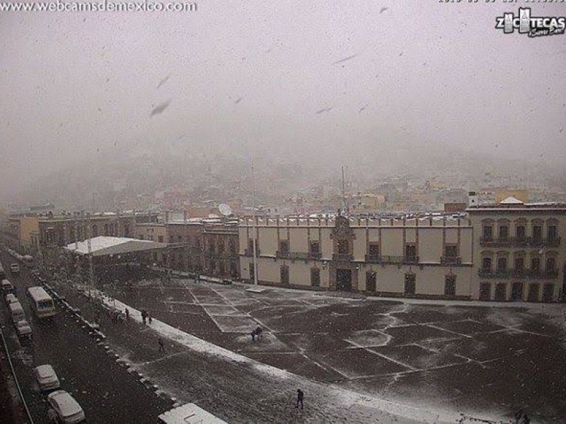 Prevén nevadas y tolvaneras para Zacatecas