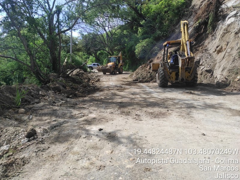 Prevén reabrir carretera Colima-GDL  esta tarde.