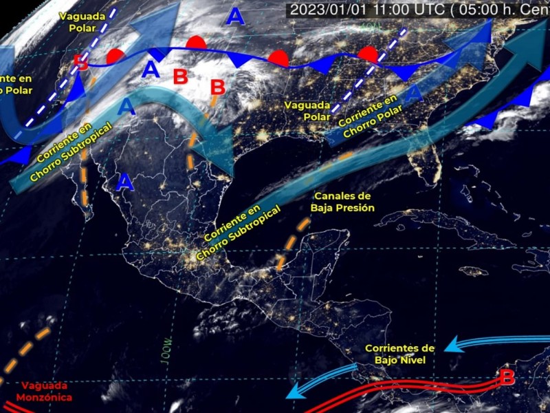 Previenen de clima inestable al comienzo de 2023