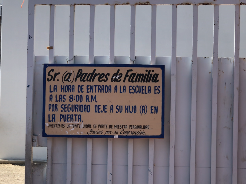 Primaria Vicente Guerrero, implementa medidas para prevenir rapto de menores