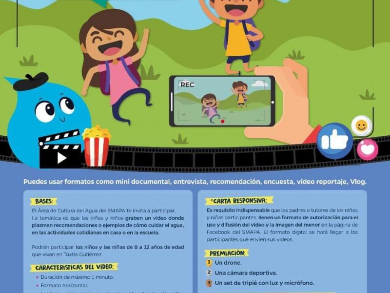 Primer concurso Infantil sobre concientización del agua