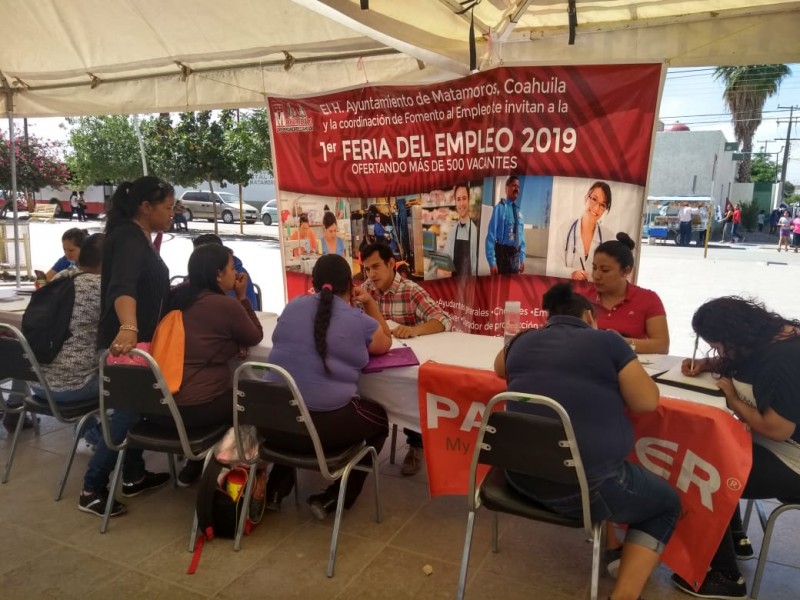 Primer feria de empleo en Matamoros