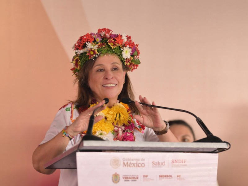 Primer Informe de Nahle García en Plaza Lerdo de Xalapa