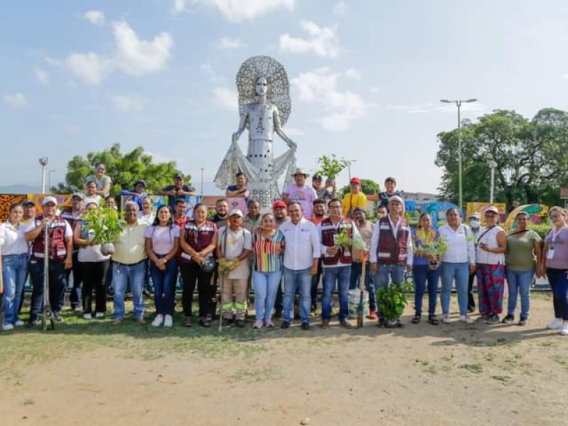 Primer jornada estatal de reforestación en el Istmo de Tehuantepec