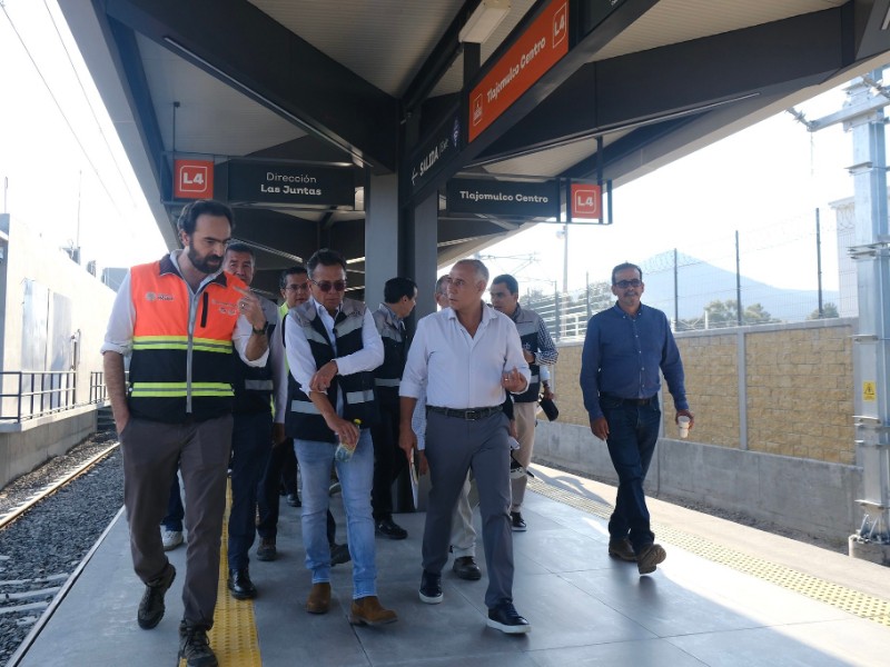 Primer recorrido completo en la Línea 4 del Tren Ligero