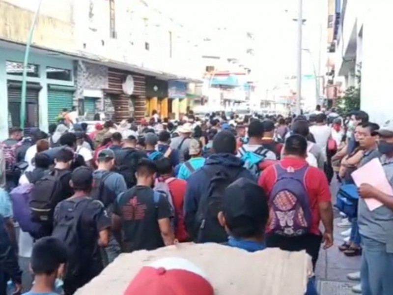 Primera Caravana Migrante del 2022 parte de Tapachula a CDMX
