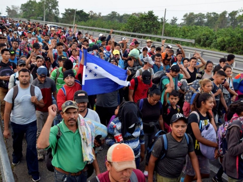 Primera caravana migrante del año sale de Honduras