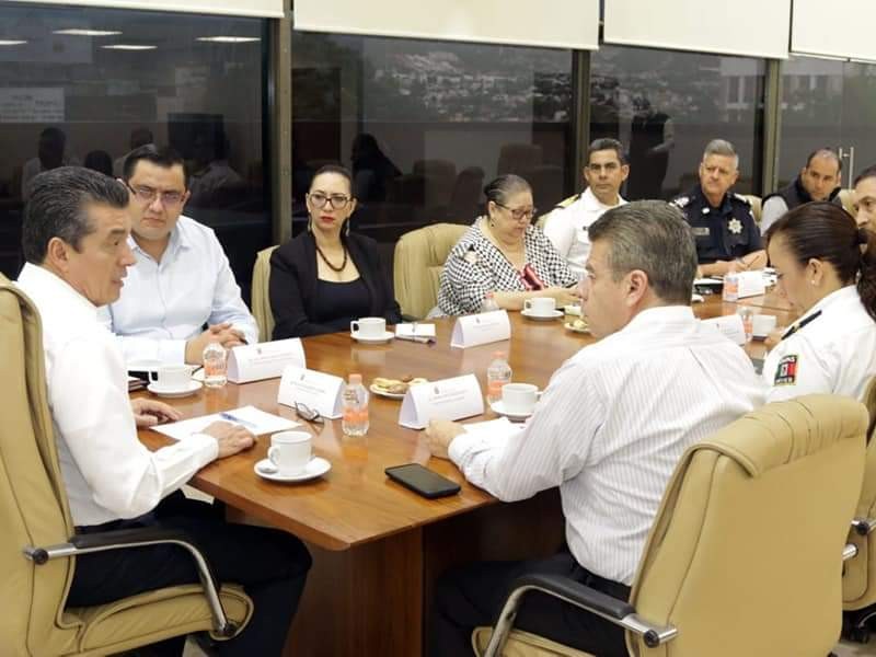 Primera reunión de seguridad de Gobierno Estatal