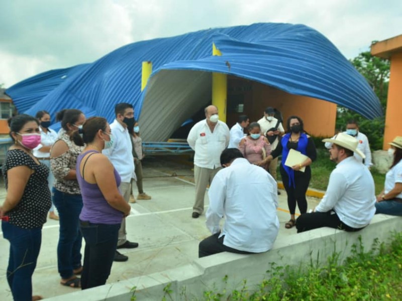 Priorizan rehabilitación de aulas dañadas por Grace en Tuxpan