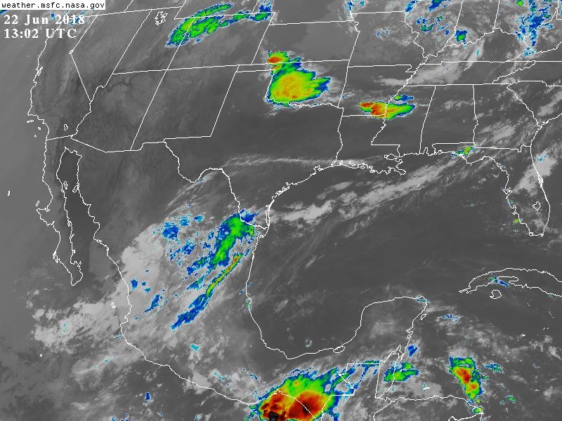 Probabilidad de fuerte tormenta en Xalapa