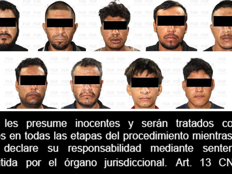 Procesan a 11 detenidos con armas y droga en Escuinapa