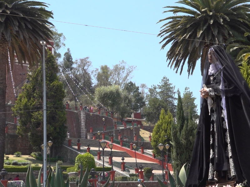 PROCESIÓN DE DOLOR Y MEDITACIÓN  VÍA MATRIS EN METEPEC