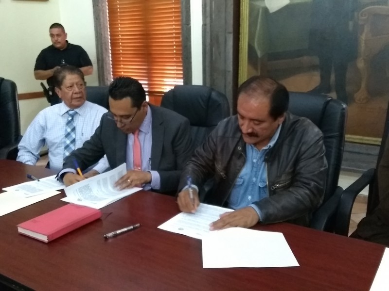 PRODECON y autoridades de Zamora firman convenio de colaboración