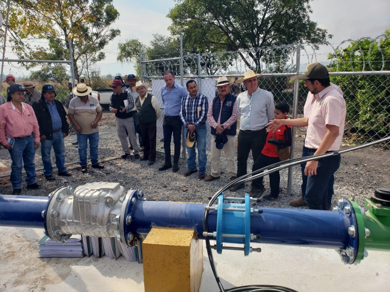 Productores agrícolas inauguran planta de bombeo