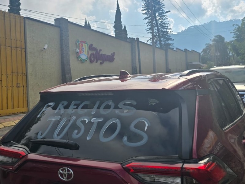 Productores agrícolas marchan en Tepic; exigen precio de garantía justo en arroz