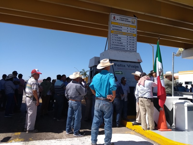 Productores del Carrizo amenazan con liberar caseta este jueves