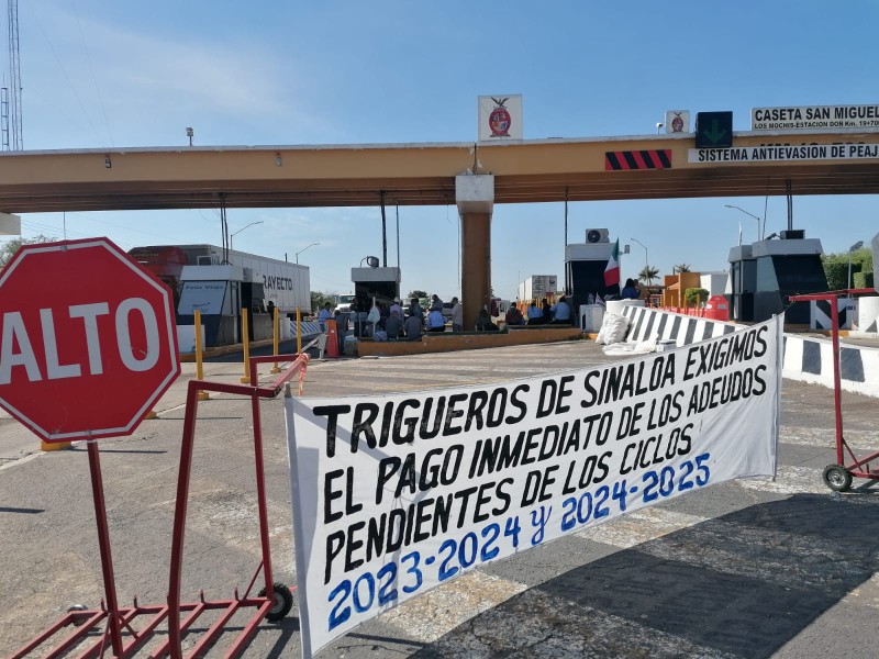 Productores no se rinden, mantienen liberación de casetas de peaje en Sinaloa Productores no se rinden, mantienen liberación de casetas de peaje en Sinaloa