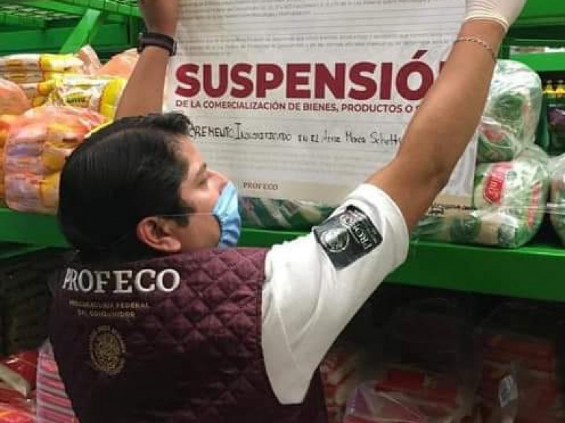 PROFECO suspende comercialización en Bodega Aurrera