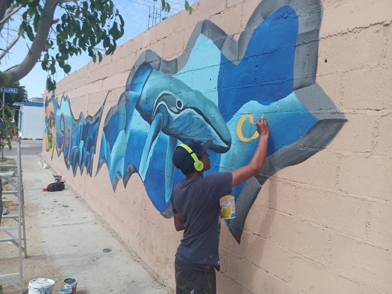 Programa ciudad marina embellecerá cientos de murales en La Paz