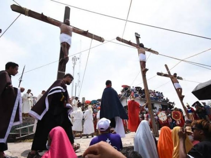 Programa de actividades religisoas para Viernes Santo en La Cañada